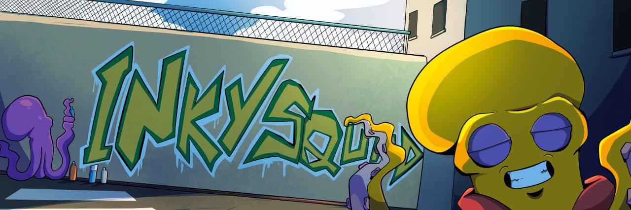 Squid Market Illustration